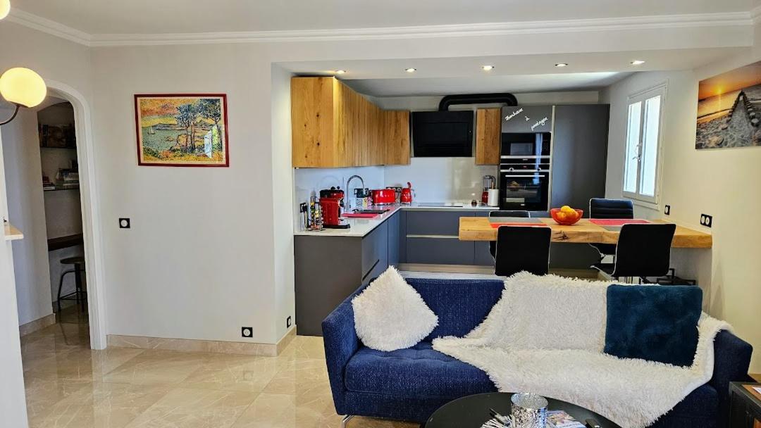 Elegant-Cosy 2P55M2 Dans Bas De Villa Provencale ! ヴィルヌーヴ・ルベ エクステリア 写真