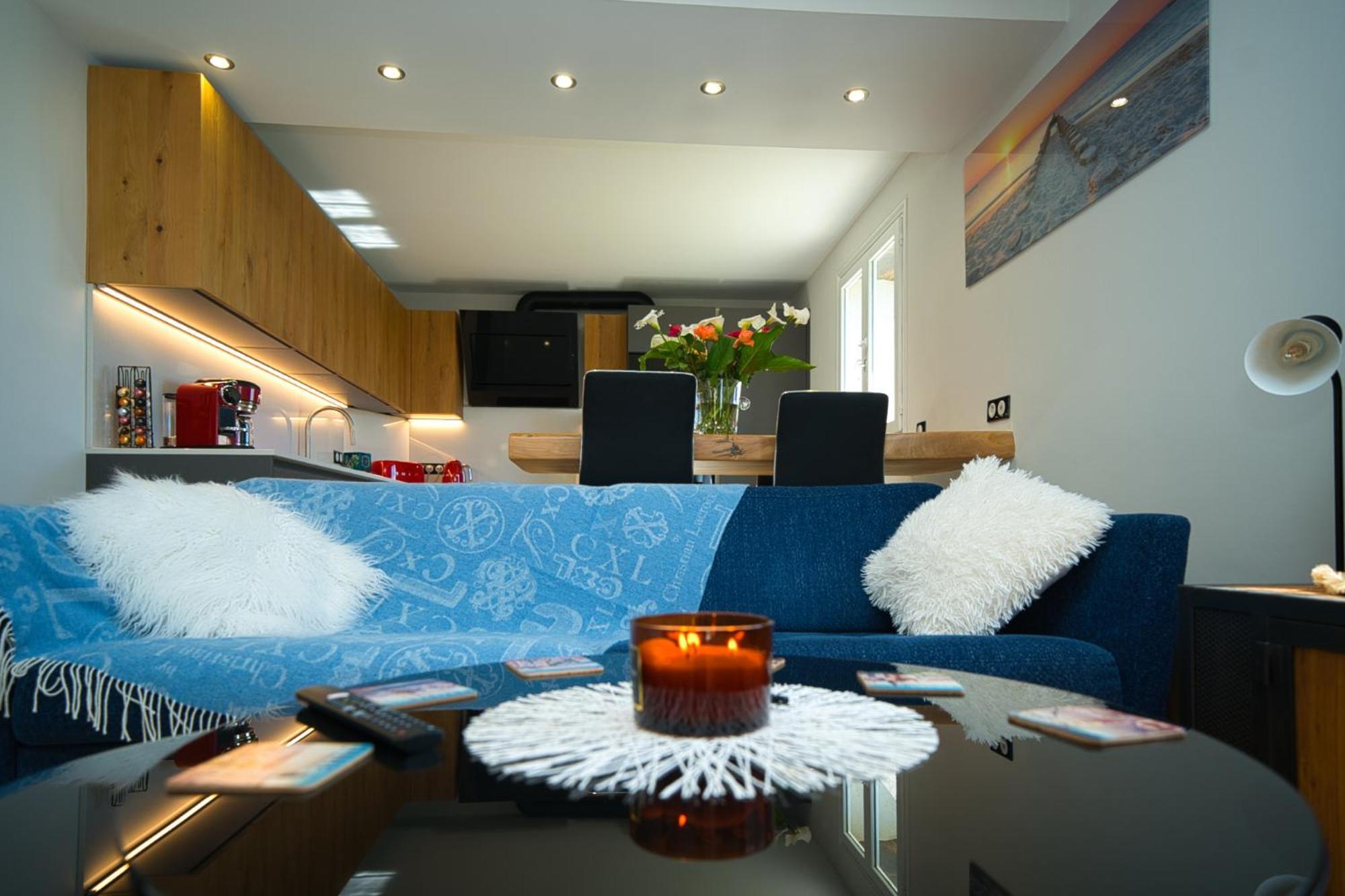 Elegant-Cosy 2P55M2 Dans Bas De Villa Provencale ! ヴィルヌーヴ・ルベ エクステリア 写真